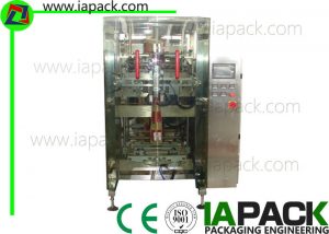 Borang Vertikal Automatik Isi Seal Mesin Kawalan PLC untuk Granulated Gula