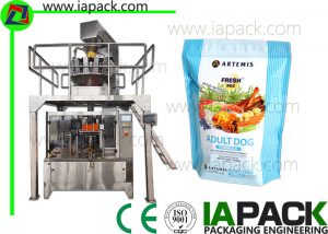Full Automatic Zipper Bag Pet Food Packing Machine Pet Snack Stand Up Pouch Filling Sealing Machines Premade