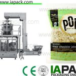 popcorn premade pouch mengisi mesin pengedap dengan pelbagai skala kepala